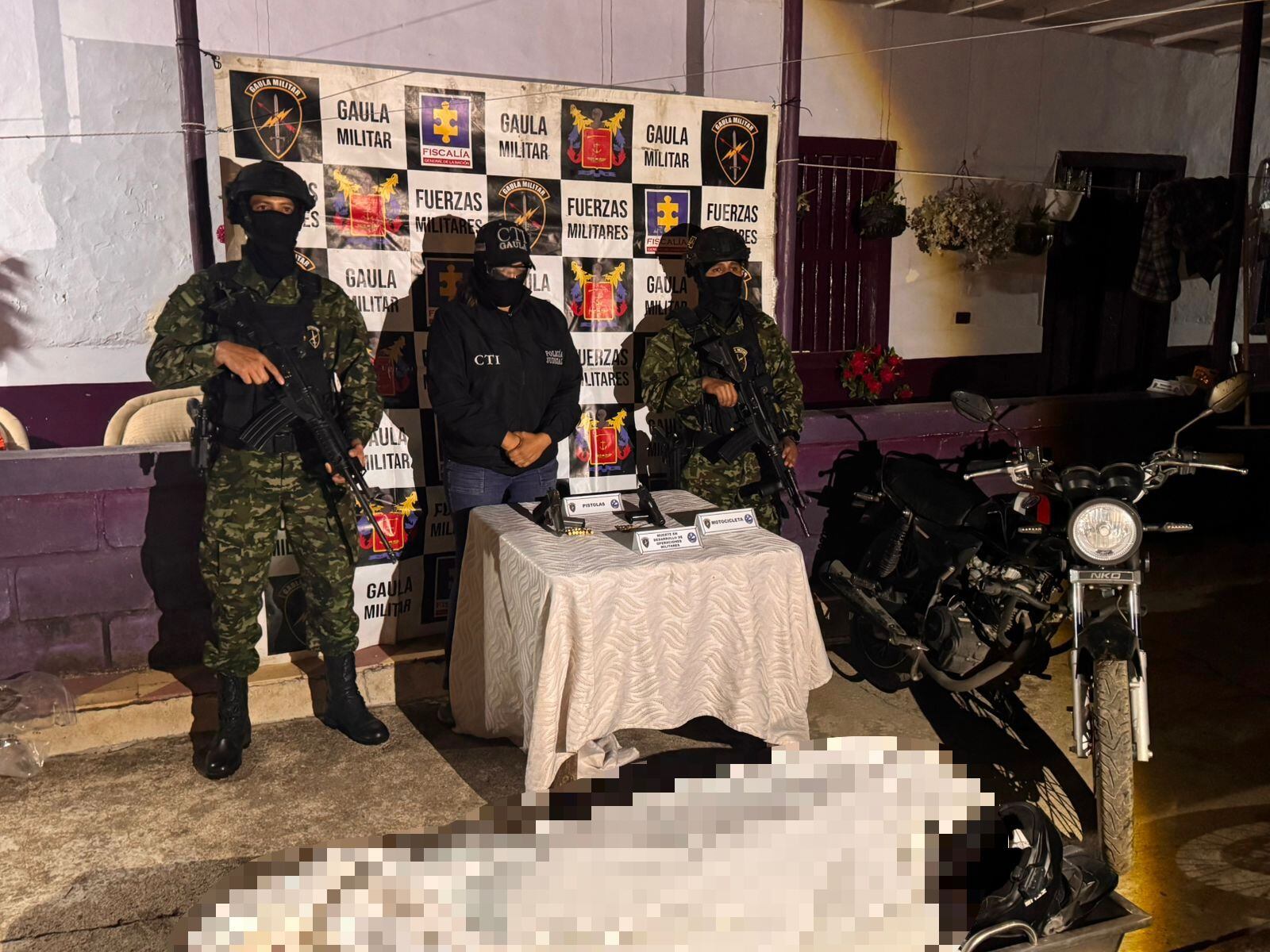 Capturan a integrante de El Mesa en La Unión. Foto: Cuarta Brigada.