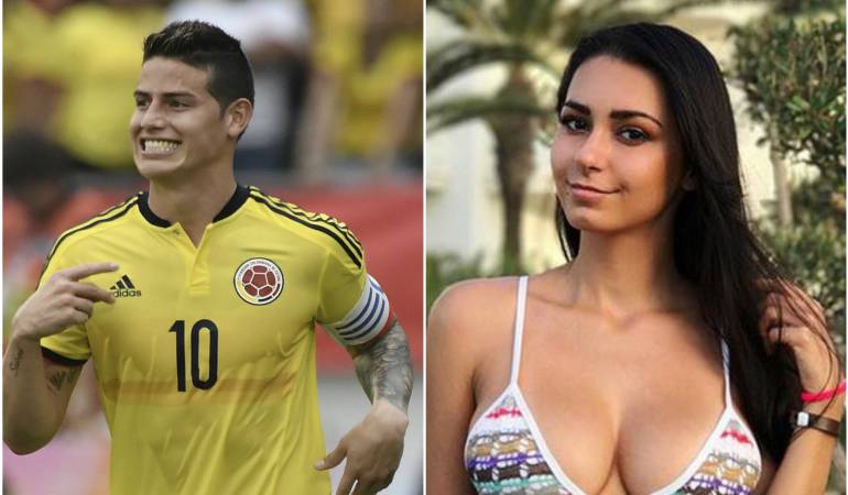 James Rodríguez y Helga Lovekaty
