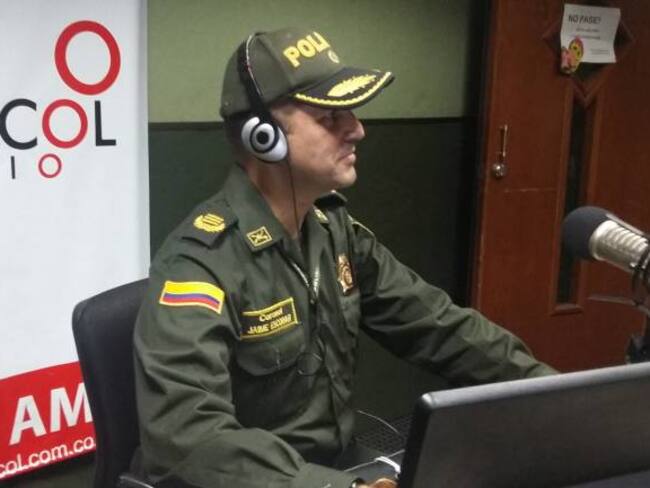 Coronel Jaime Escobar, comandante de la Policía Metropolitana de Pereira