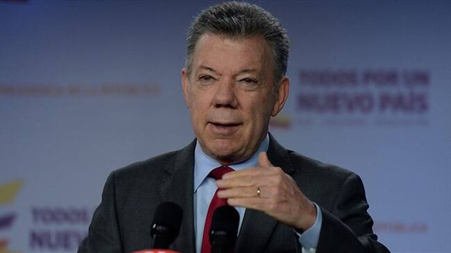 El presidente de la República, Juan Manuel Santos. Foto: Colprensa
