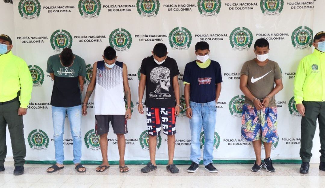 Los capturados registraban más de 36 anotaciones por diferentes delitos.