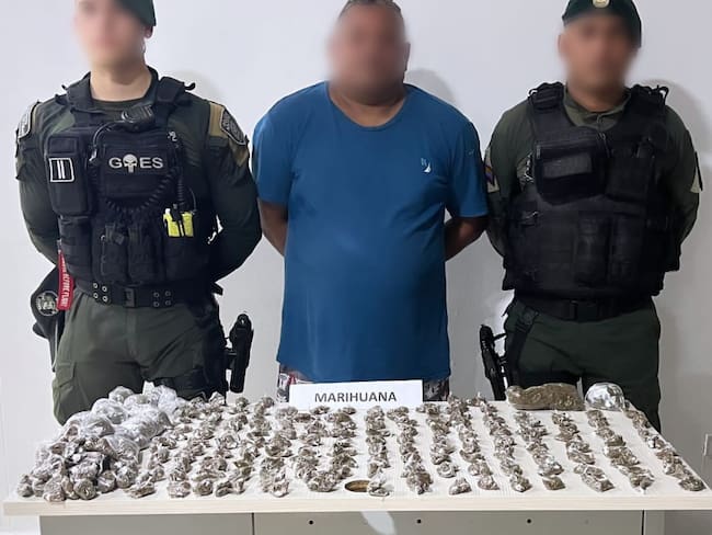 Tres personas fueron capturadas con más de 3 mil dosis de estupefacientes en Cartagena