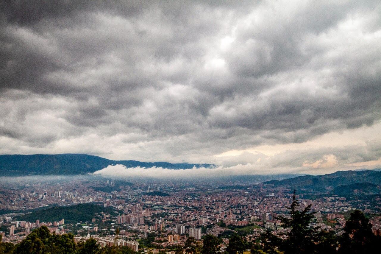 Lluvias en Medellín. Foto: Área Metropolitana.