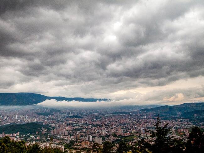 Lluvias en Medellín. Foto: Área Metropolitana.