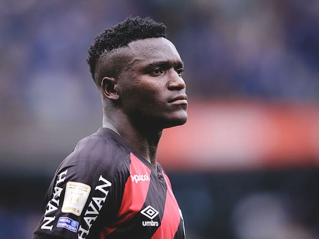 Kevin Viveros, líder absoluto de la tabla de goleadores del Brasileirao: así fue su nueva anotación. (Photo by Pedro Vale/Sports Press Photo/Getty Images)