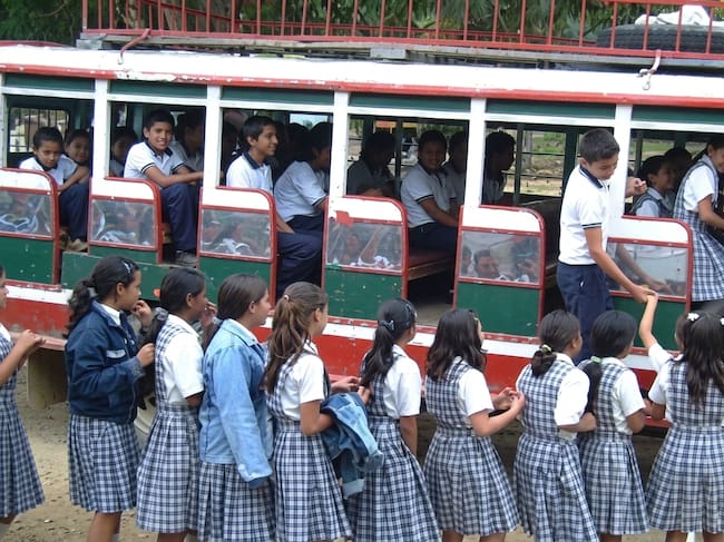 Garantizado el transporte de 16.501 estudiantes a través de 800 rutas escolares. Foto Relacionada