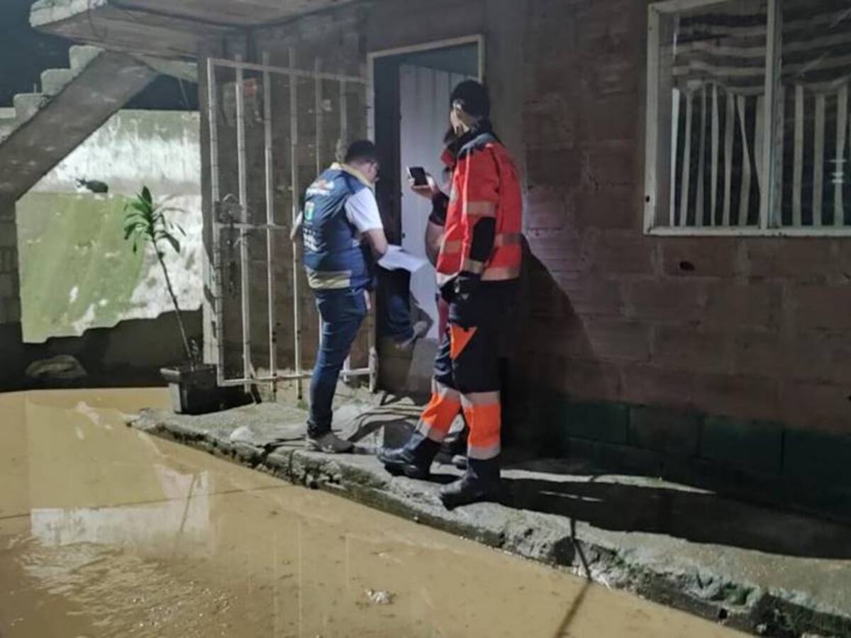 Van 24 emergencias en Bello a causa de las lluvias