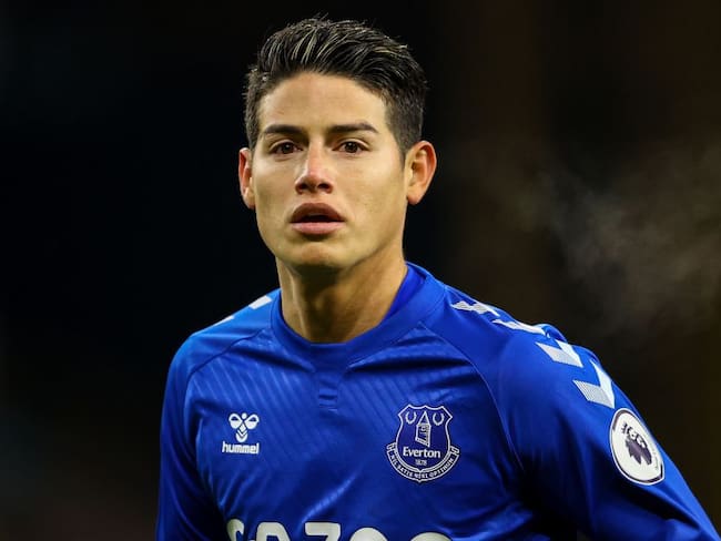 James Rodríguez aumenta su valor en el mercado tras cuatro meses en el Everton FC.