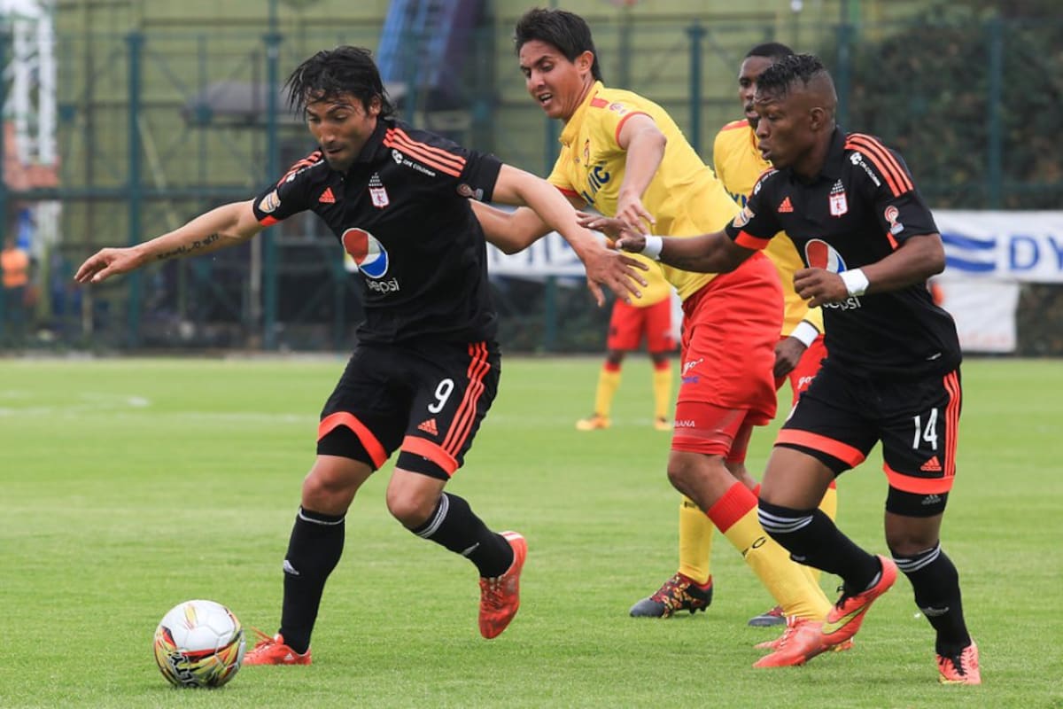En el estadio Metropolitano de Techo, Bogotá venció 1- 0 al América en el marco de la fecha 07 del Torneo Águila 2016.
