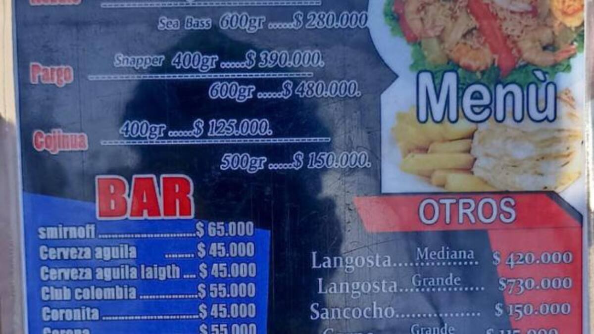 $150 mil por un sancocho y $55 mil por cerveza colombianas: nueva denuncia en Cartagena