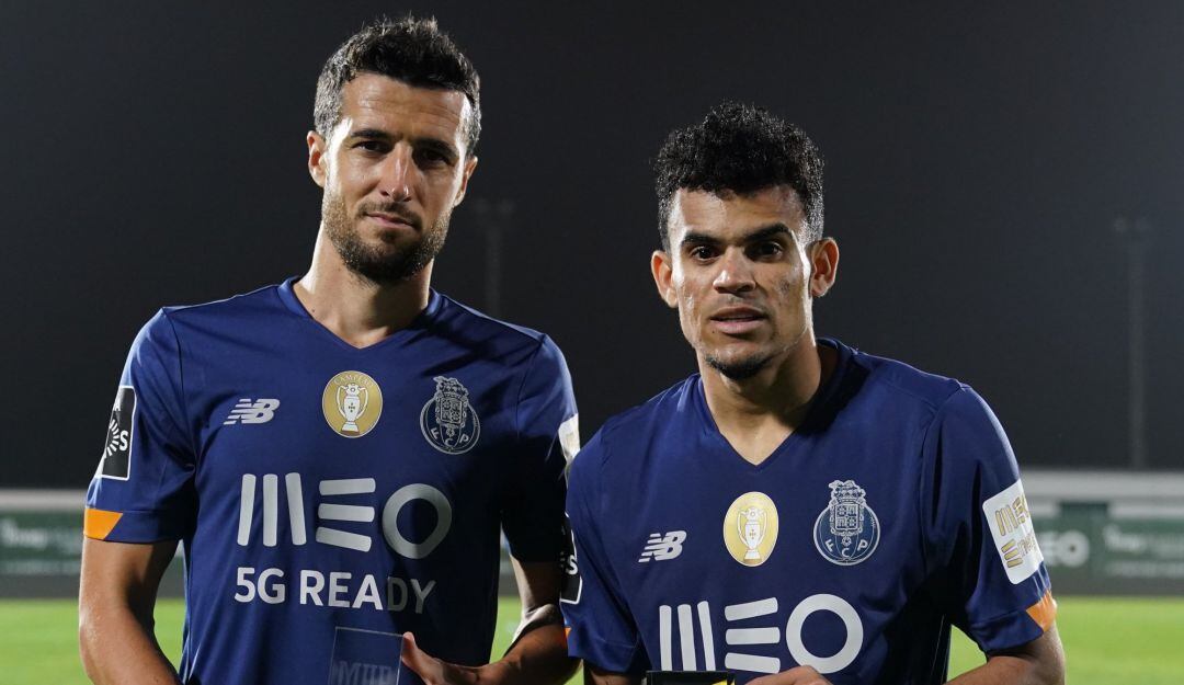 Marcano, escogido mejor jugador del partido por el club, y Luis Díaz, elegido por la Liga Portuguesa