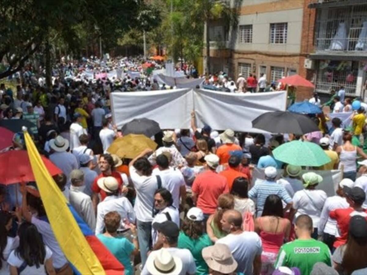 Alistan en Antioquia gran marcha por la paz el 9 de abril