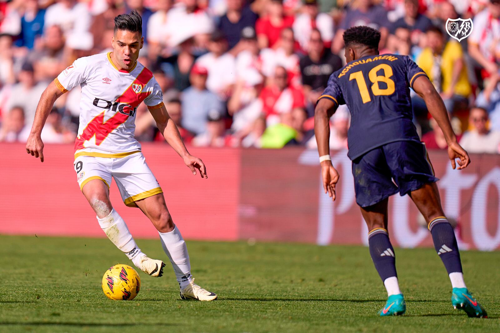 Falcao en el partido de LaLiga entre Rayo Vallecano y Real Madrid / @RayoVallecano