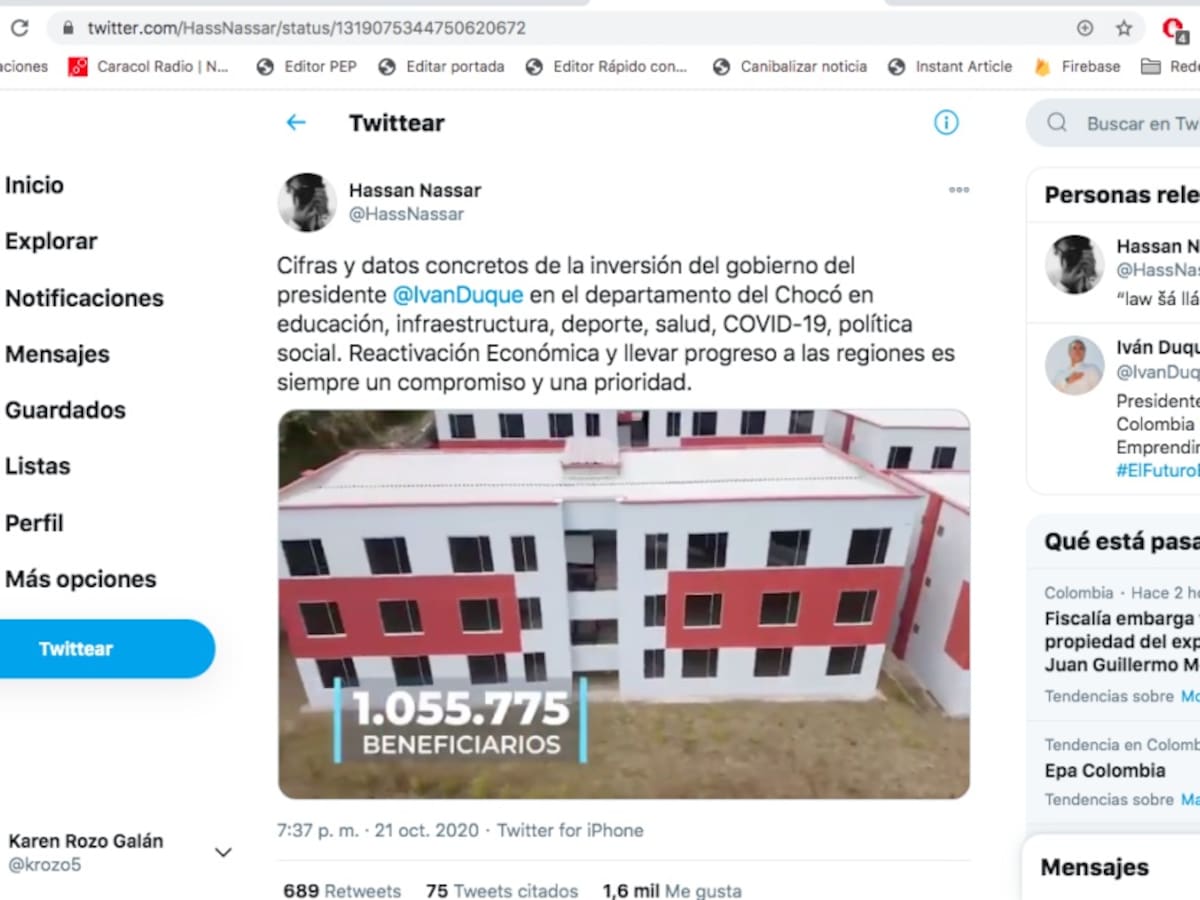 Gobierno publica cifra errónea sobre ayudas en Chocó