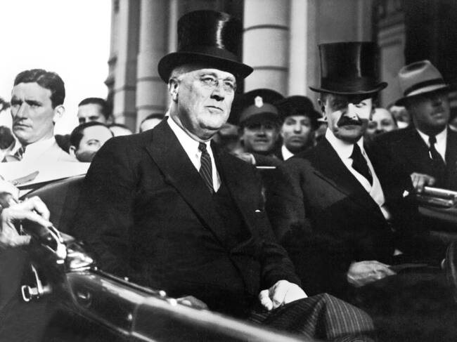 Franklinn Delano Roosevelt y Carlos Saavedra Lamas