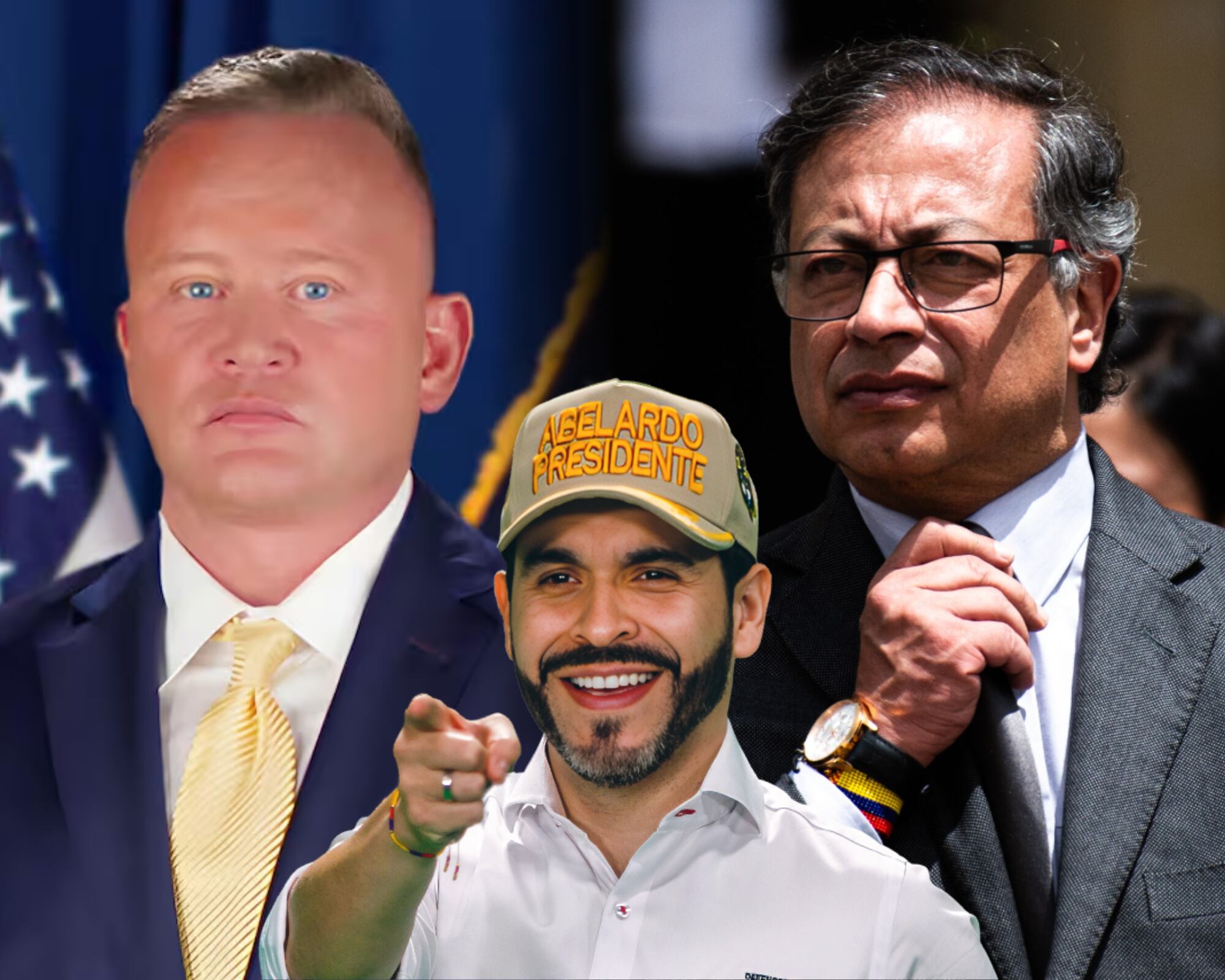 El abogado, que estuvo a punto de ser Embajador de Estados Unidos en Colombia, exigió al mandatario publicar pruebas de sus supuestos aportes a la campaña del presidente electo.
(Foto:   Caracol Radio / Getty / Cortesía)