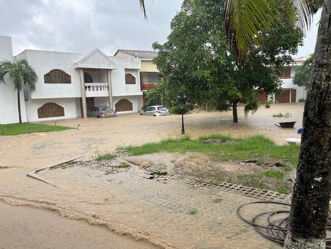 Inundaciones en Villa Campestre - cortesía Alberto Cianci