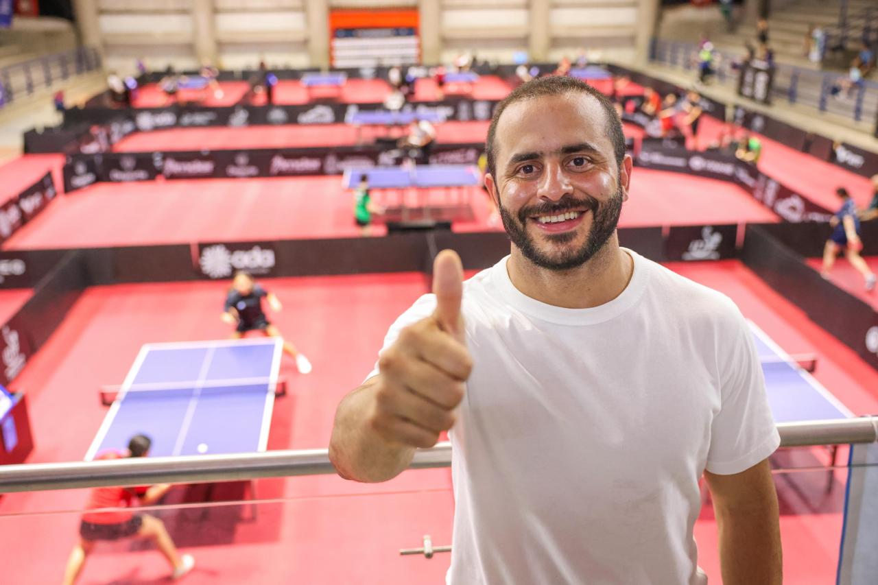 El gobernador Erasmo Zuleta le dio la bienvenida a más de 600 deportistas en el marco del Mundial de Tenis de Mesa WTT Youth Contender.
