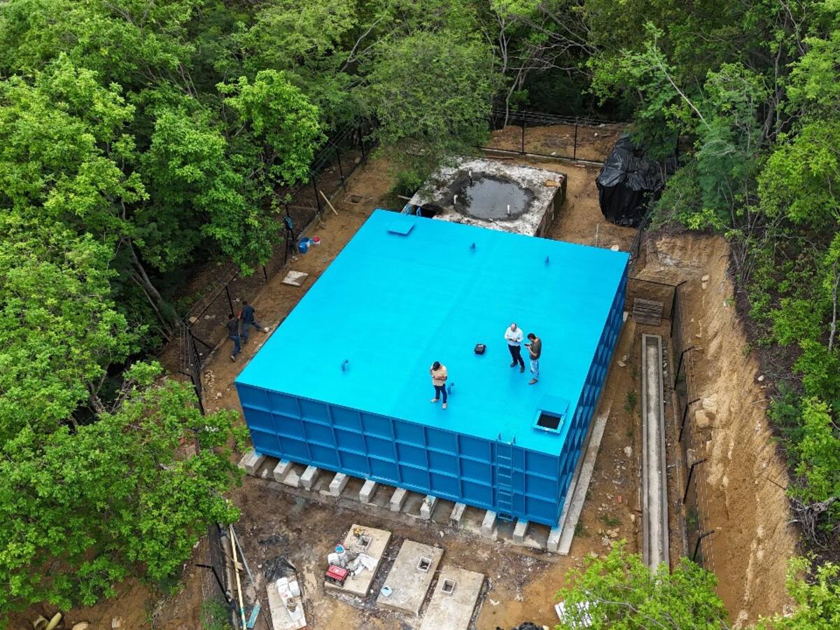 Cundinamarca invierte más de 900 millones de pesos en la construcción de nuevo tanque de agua