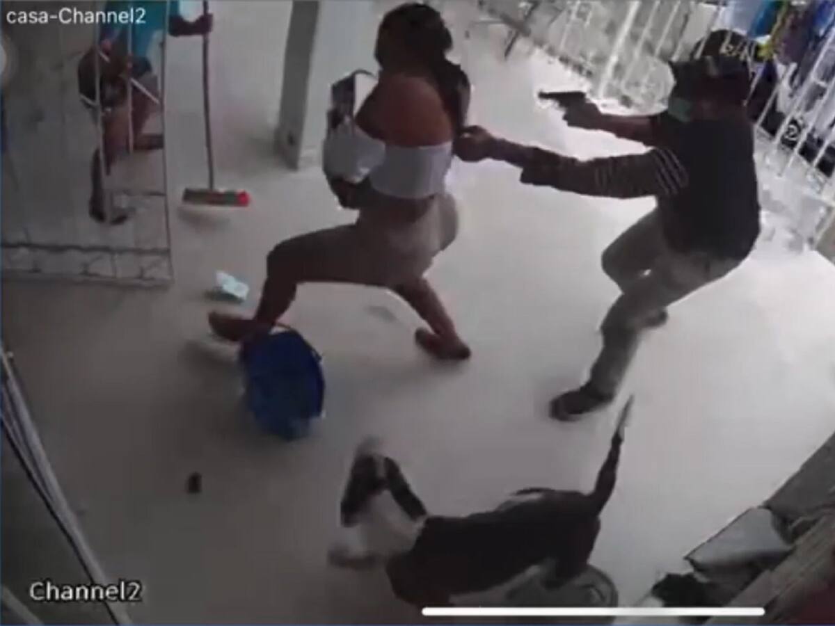 Delincuente robó a mujer bolso con alta suma de dinero en la puerta de su casa