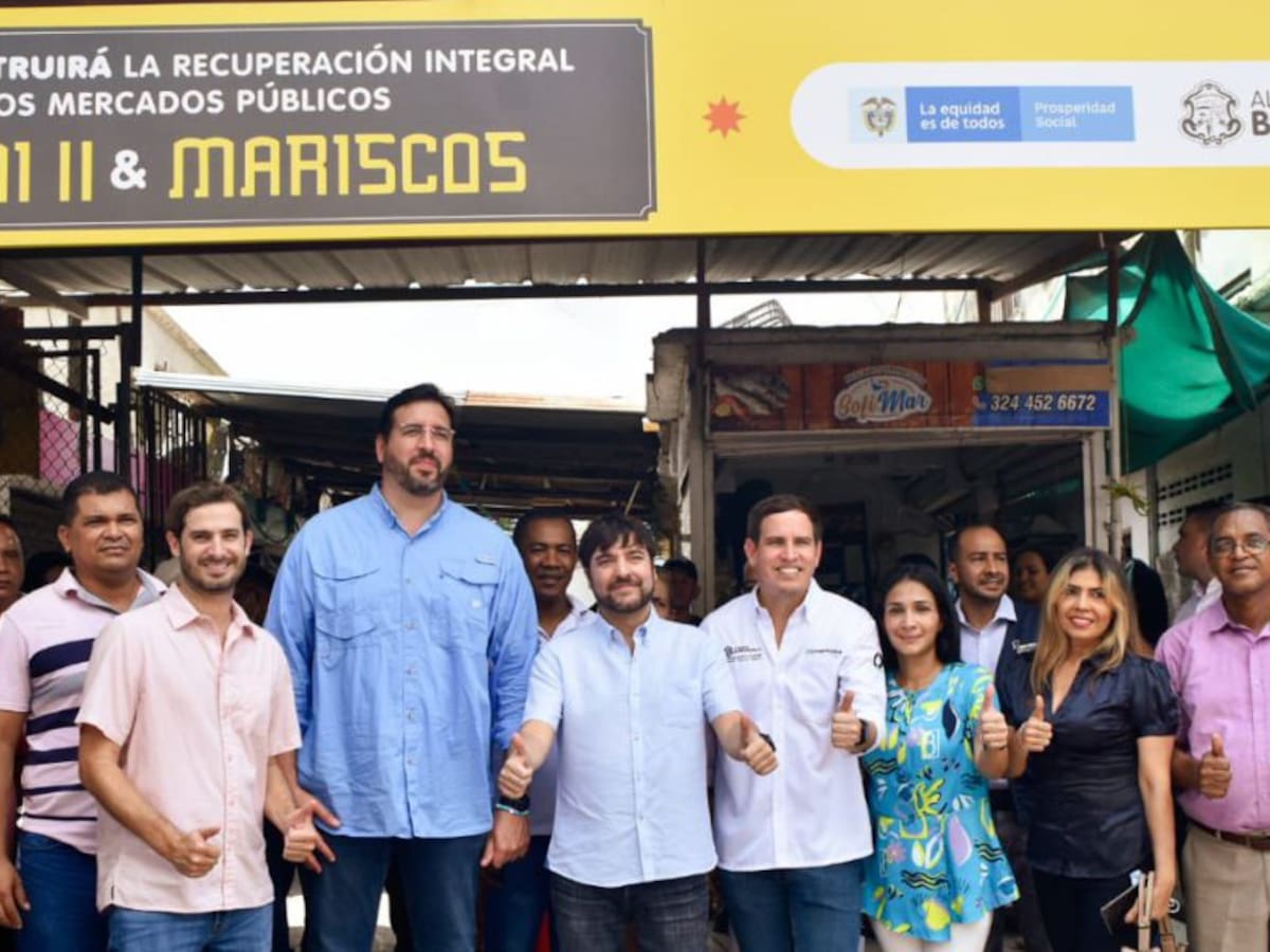 Más de 600 comerciantes se impactarán con obras en mercados en Barranquilla