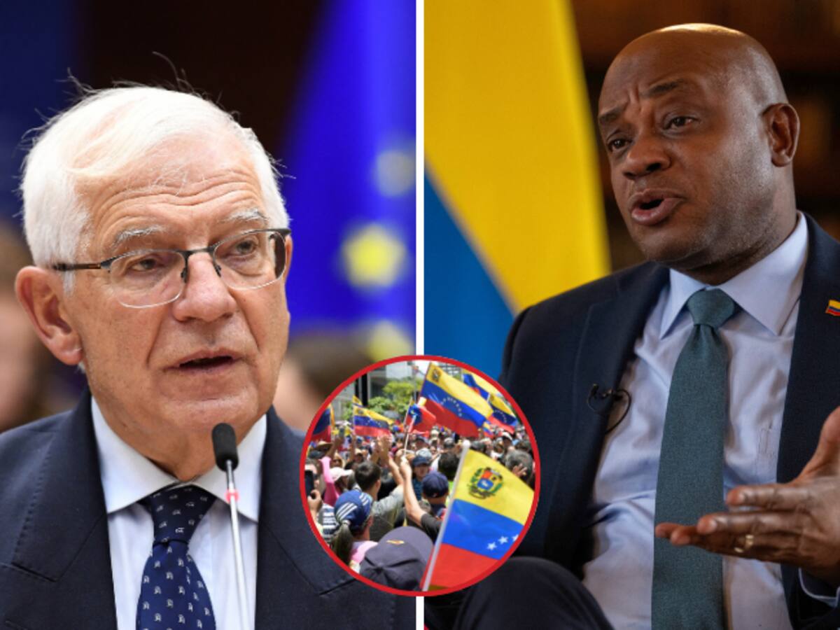 Josep Borrell y Luis Gilberto Murillo, canciller colombiano, piden diálogo en Venezuela