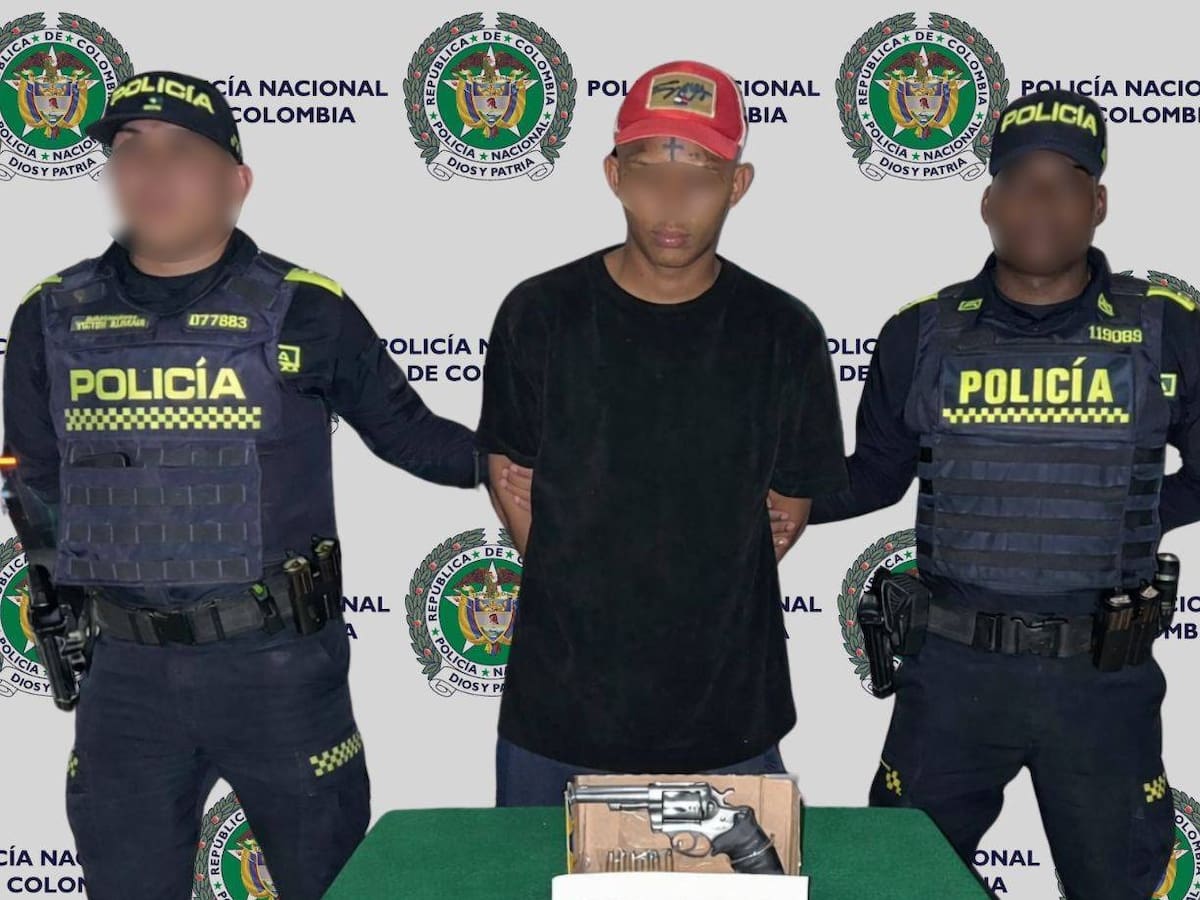 En ofensiva contra el porte ilegal de armas, capturado ‘El Pato’ con un revólver y municiones