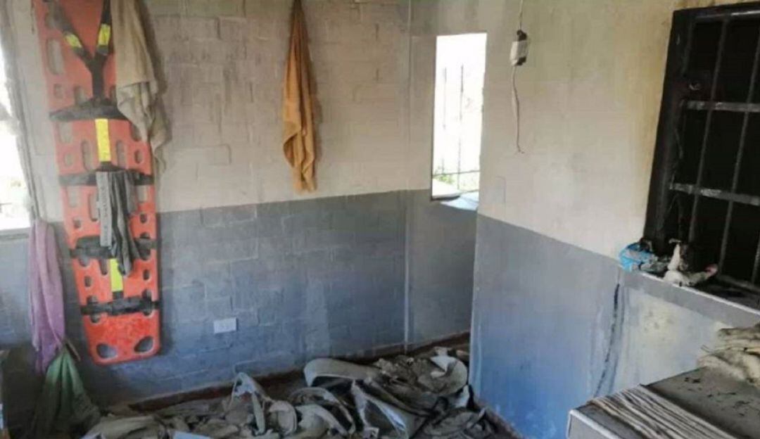 Así quedó el CAI de San Mateo tras incendio que dejó ocho muertos.