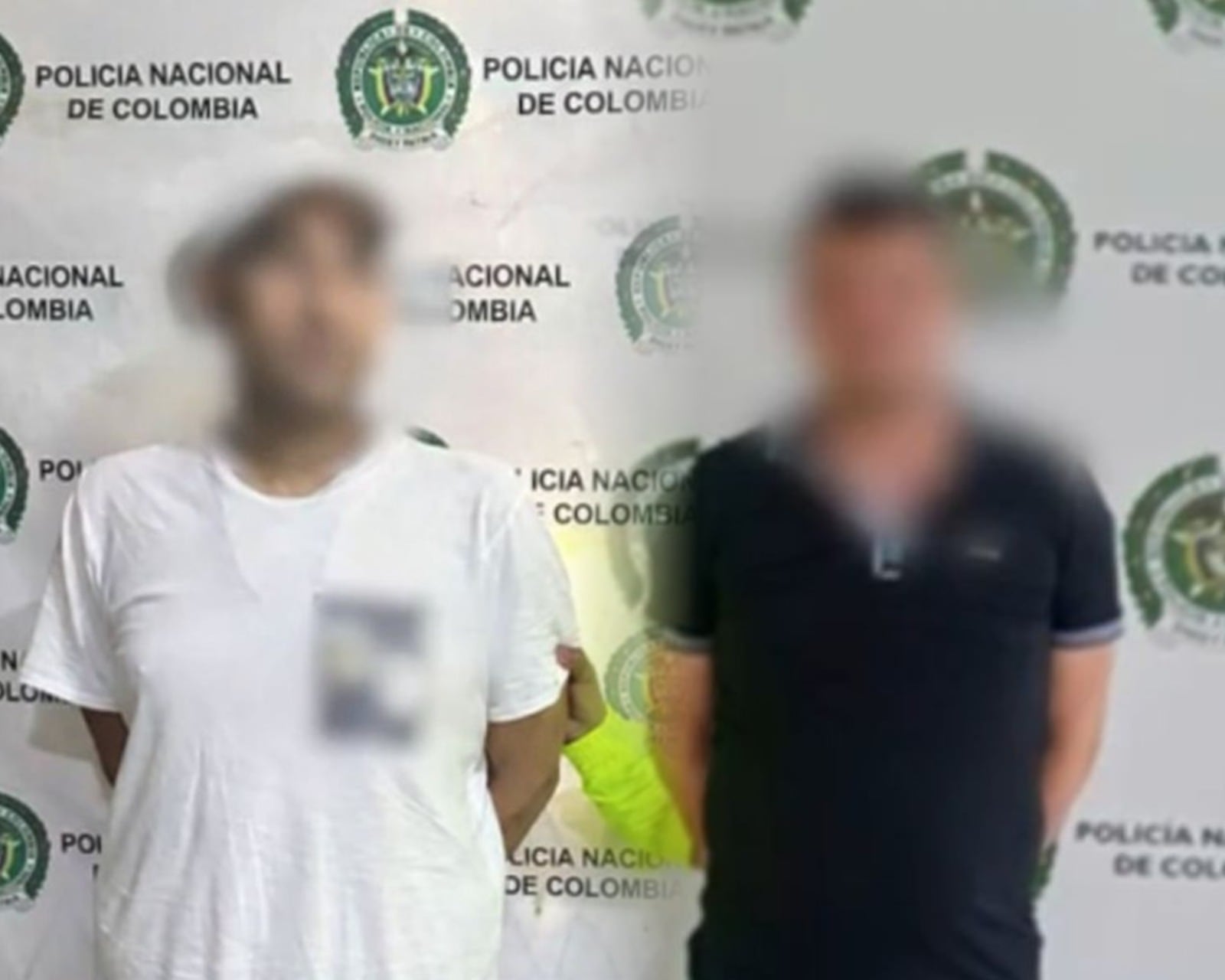 Policía capturó a dos extraditables de la estructura criminal “Sin Frontera” (Foto: cortesía/ Policía Nacional)