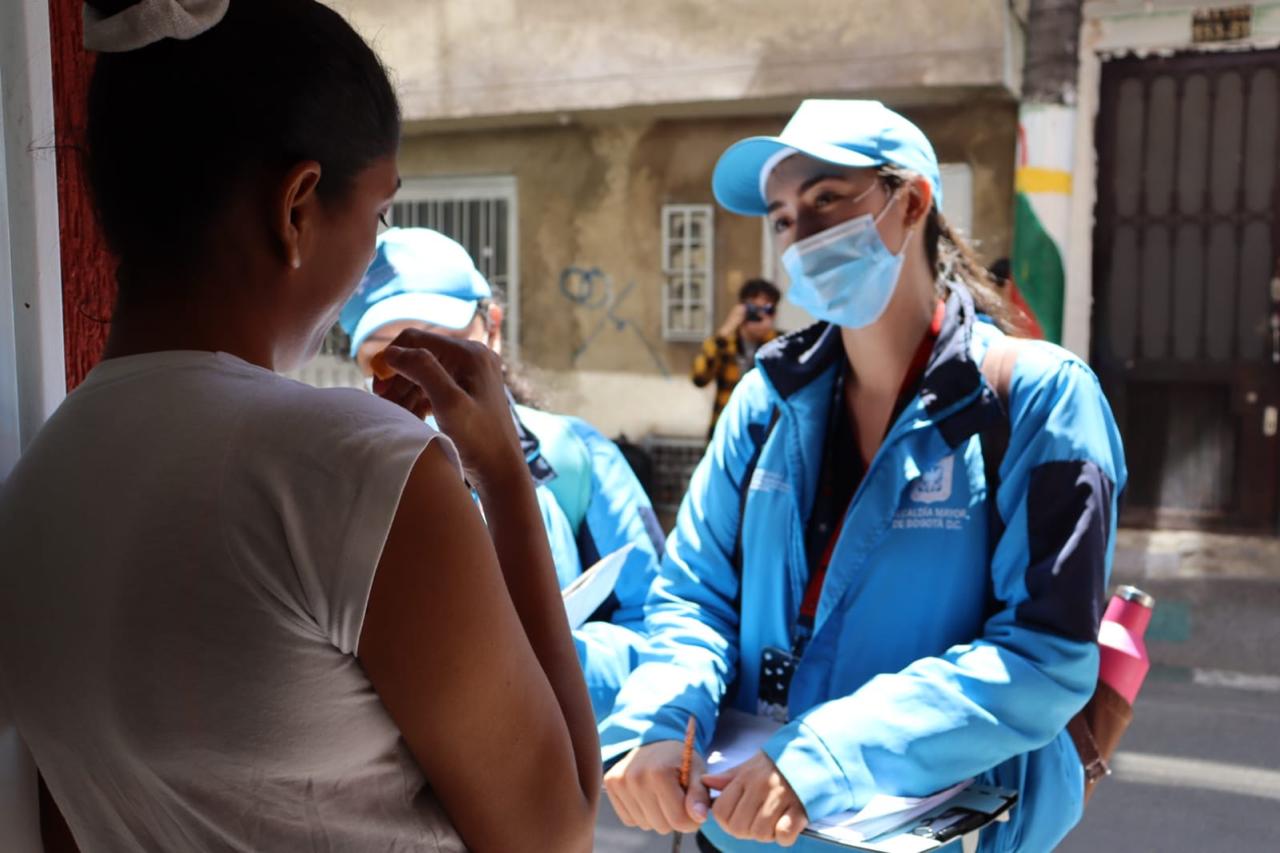 Vacunación contra el VPH. Cortesía Secretaría de Salud de Bogotá.