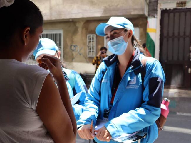 Vacunación contra el VPH. Cortesía Secretaría de Salud de Bogotá.