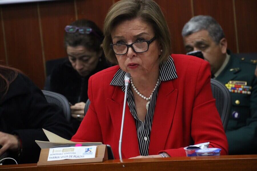 Thania Vega, esposa del coronel (r) Alfonso Plazas Vega. Foto: (Colprensa-externo).