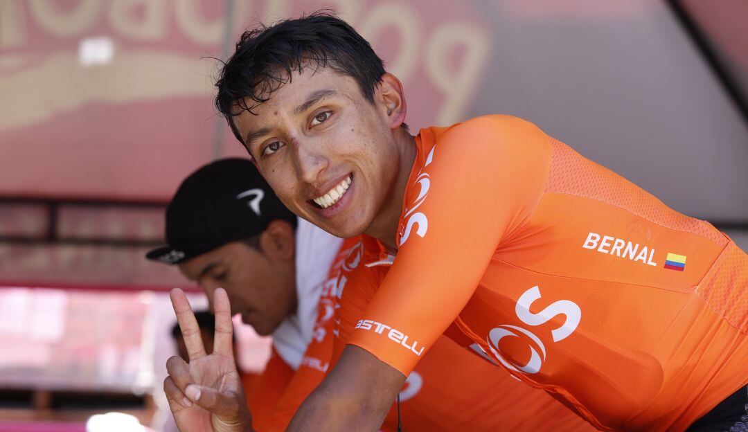 Egan Bernal durante su participación en el Tour Colombia 2.1 2020.