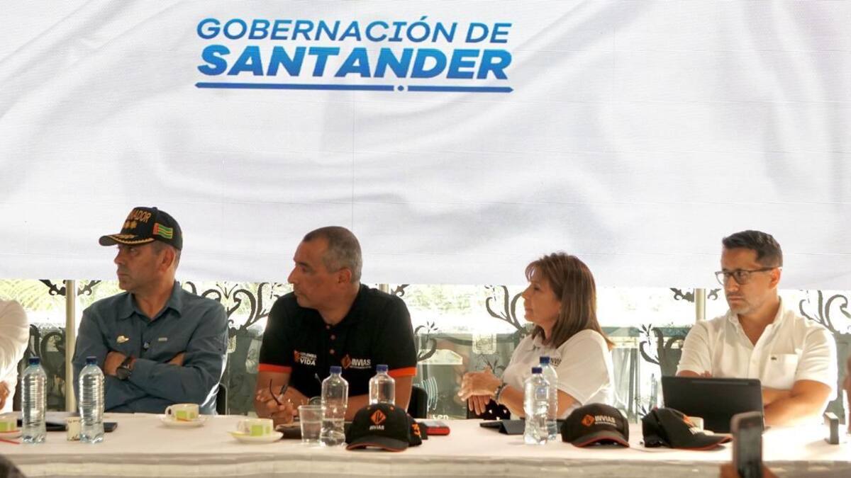 Invias entregó balance de obras que adelanta en Santander