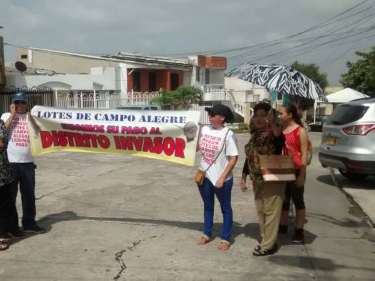 Damnificados de Campo Alegre impidieron inicio de obras en la carrera 38