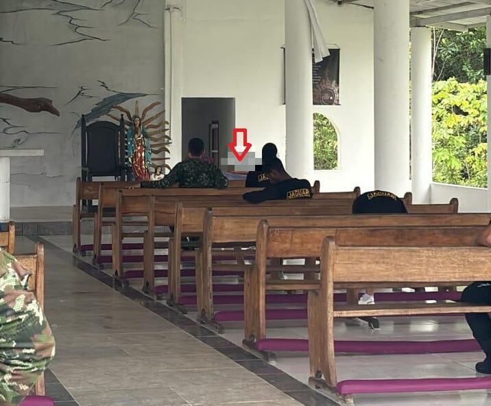 Foto suministrada por el ex-suboficial Jefferson Piñeros quién expuso la queja