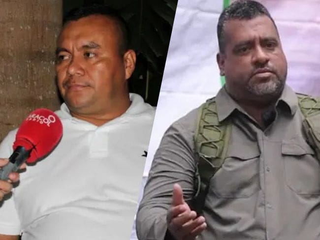 Alias Calarcá y alias Araña