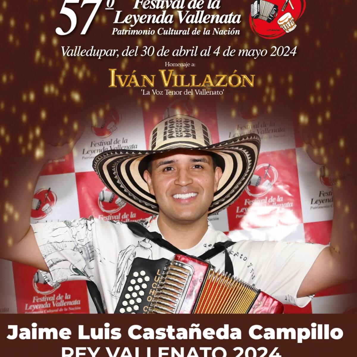 Jaime Luis Campillo es el nuevo Rey Vallenato 2024