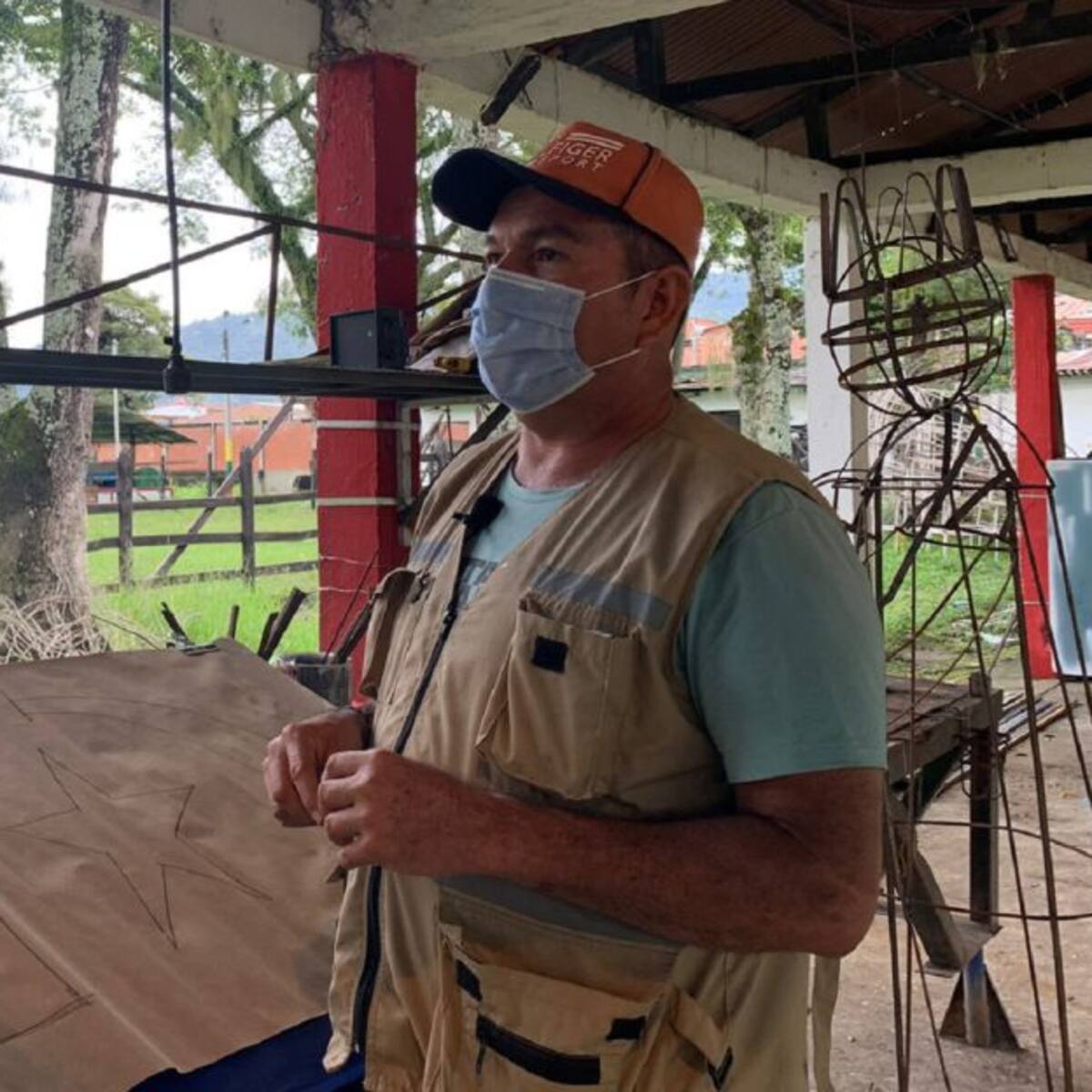 Herney Nieto, el hombre detrás del alumbrado navideño de Ibagué