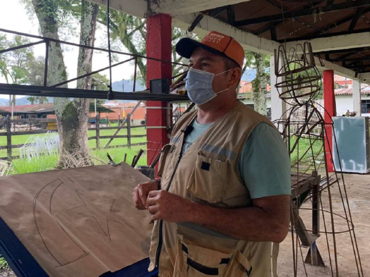 Herney Nieto, el hombre detrás del alumbrado navideño de Ibagué