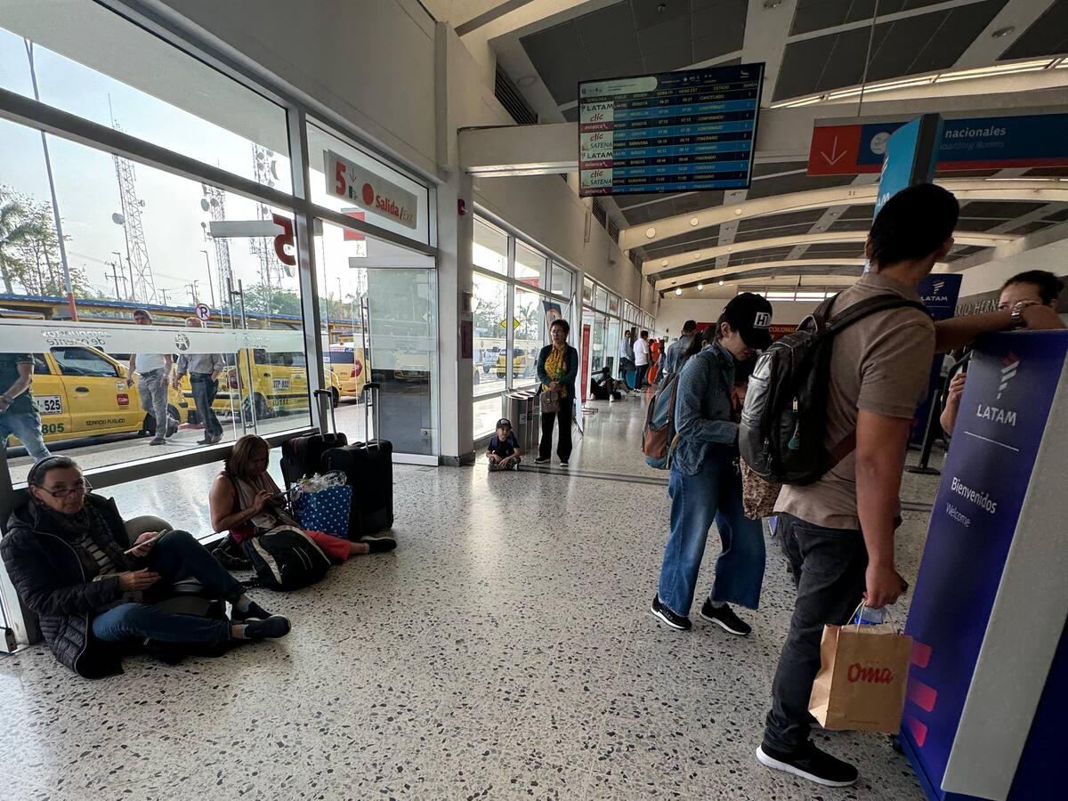 Cancelados todos los vuelos en el aeropuerto de Palonegro