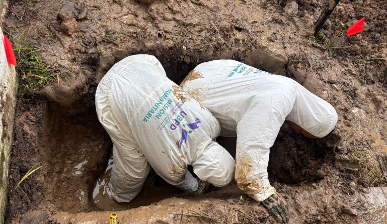 Intervención en el cementerio San Fernando