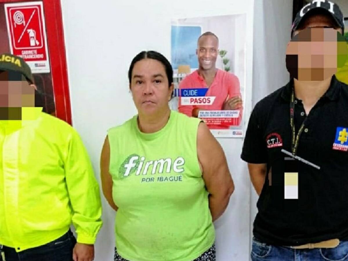 Capturan mujer por homicidio de menor en Ibagué