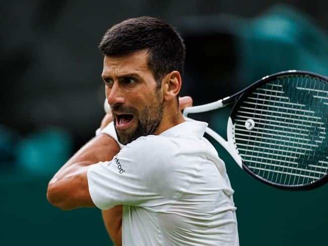 Djokovic en la semifinal contra Jannik Sinner (Photo by Frey/TPN/Getty Images)