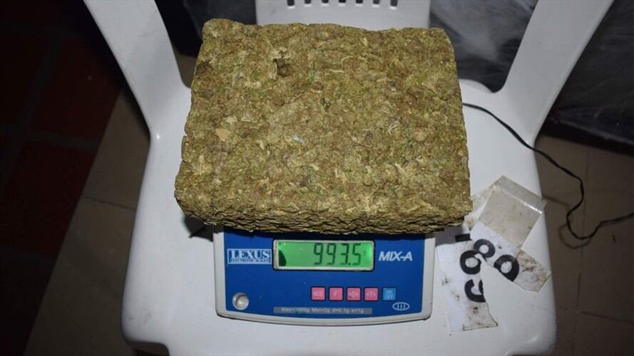 Decomisan más de 700 kilos de marihuana en el Putumayo. Foto: Armada Nacional