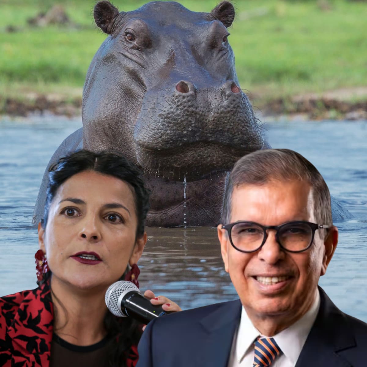 Rifirrafe por hipopótamos: Irene Vélez cuestiona plan y MinAmbiente responde ante falta de recursos