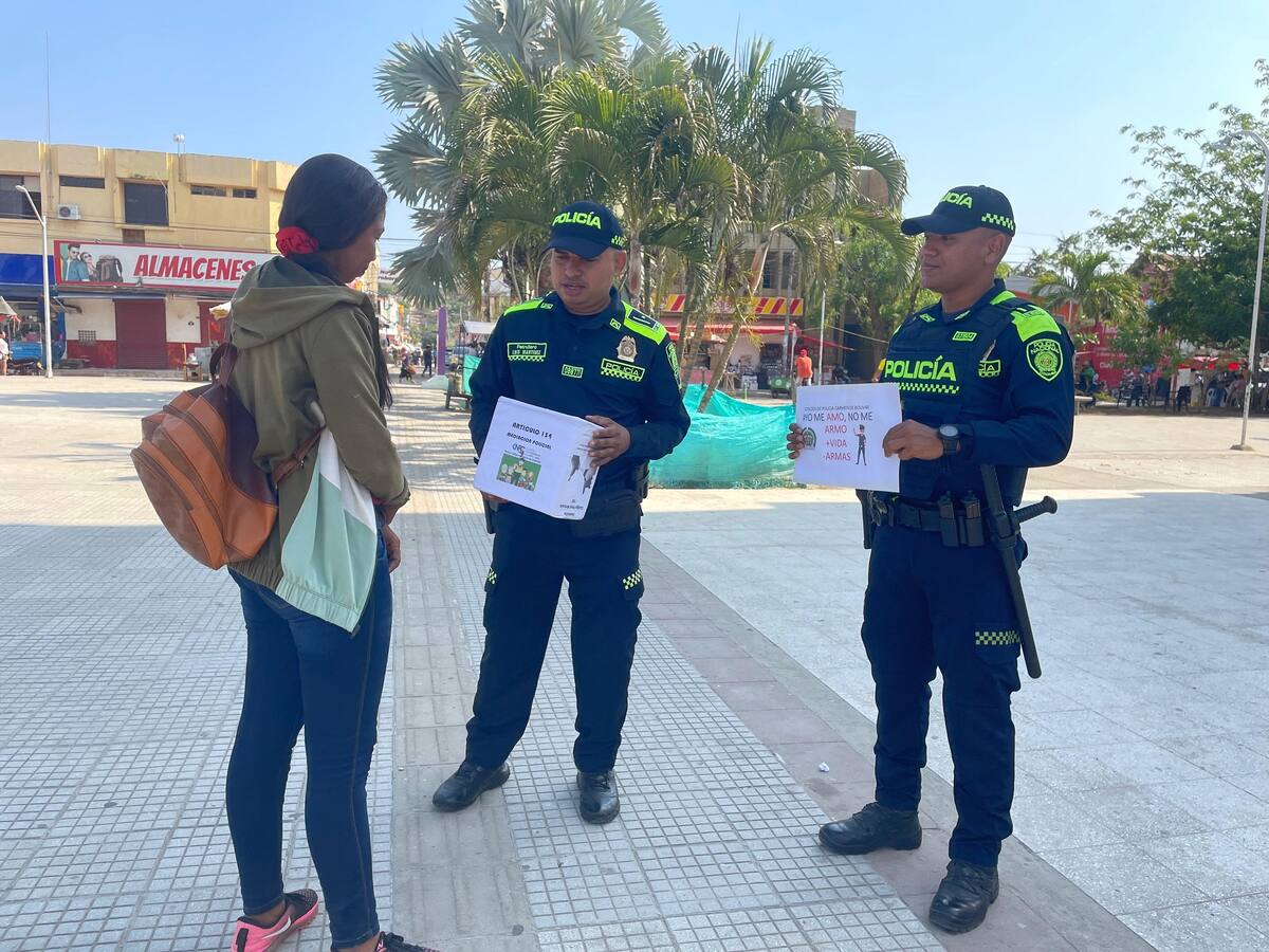 Policía realizó campaña para promover denuncias en El Carmen de Bolívar