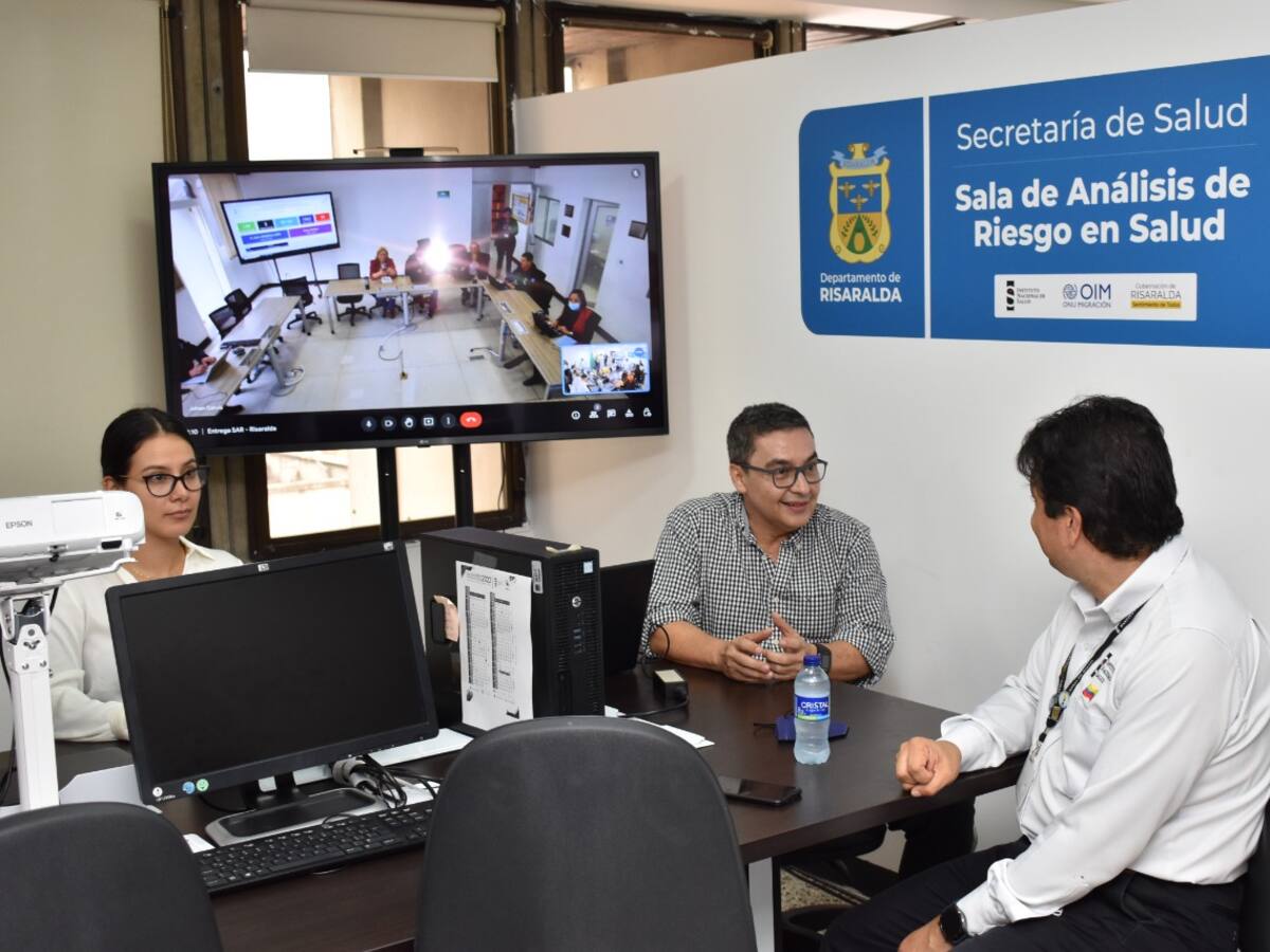 Con una Sala de Análisis del Riesgo se hará monitoreo a la salud en Risaralda