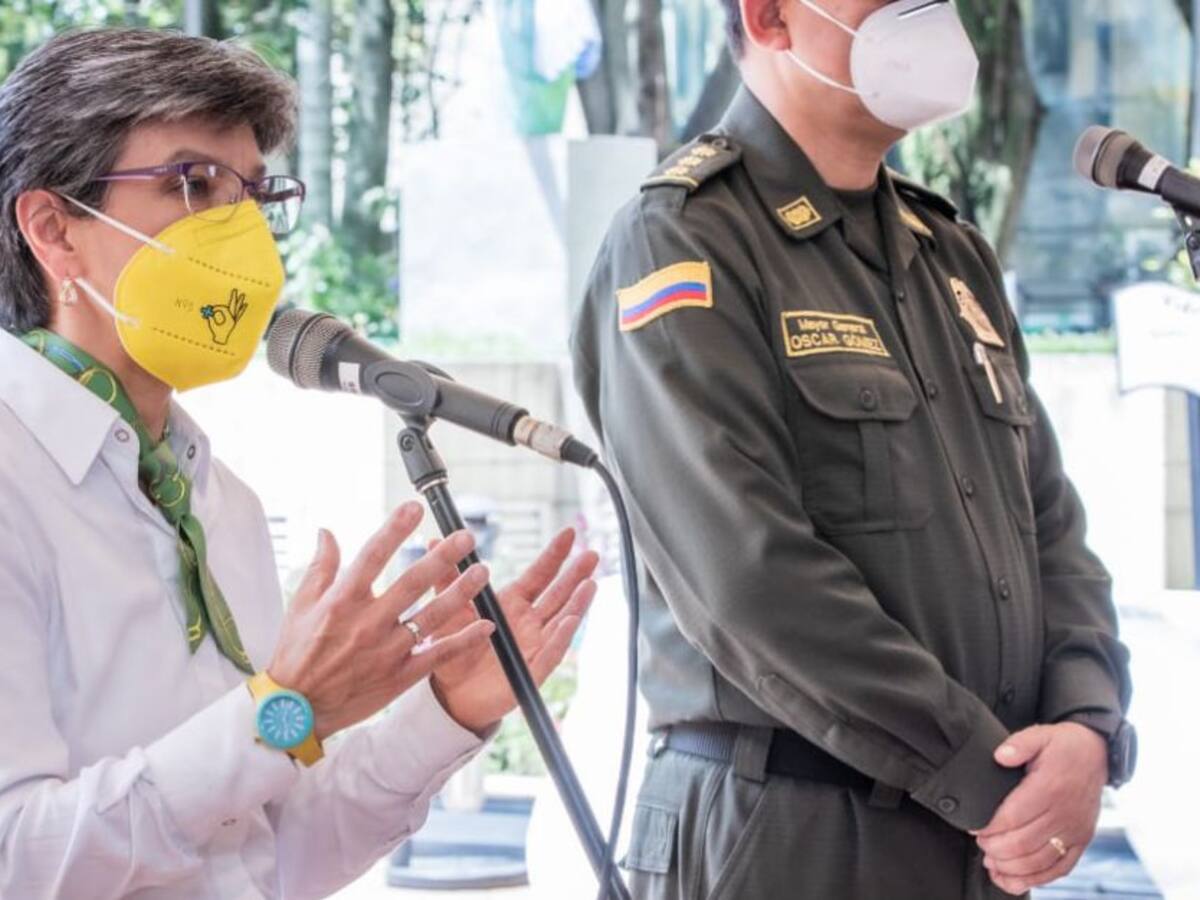 "Ni represión, ni rebelión en Bogotá": Claudia López