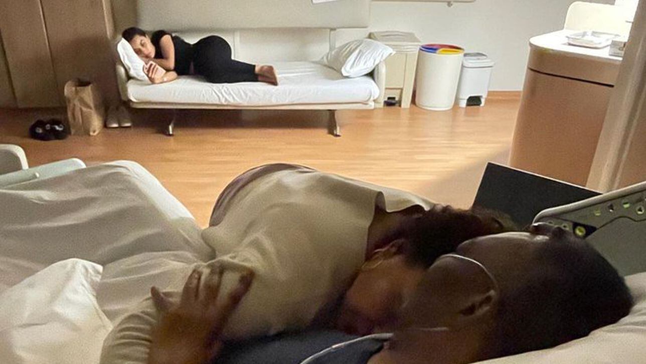 Pelé y su hija Kely Nascimento / Instagram: Kely Nascimento.